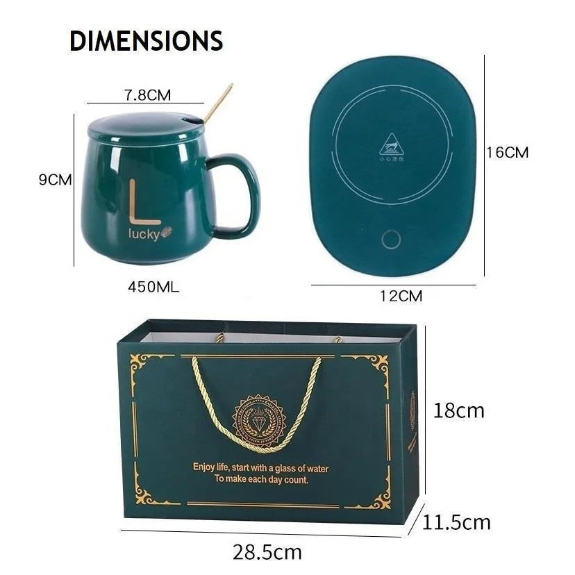 SET TAZA CALENTADORA ELÉCTRICA